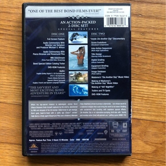 Die Another Day 007 James Bond DVD Special Edition - Picture 2 of 6